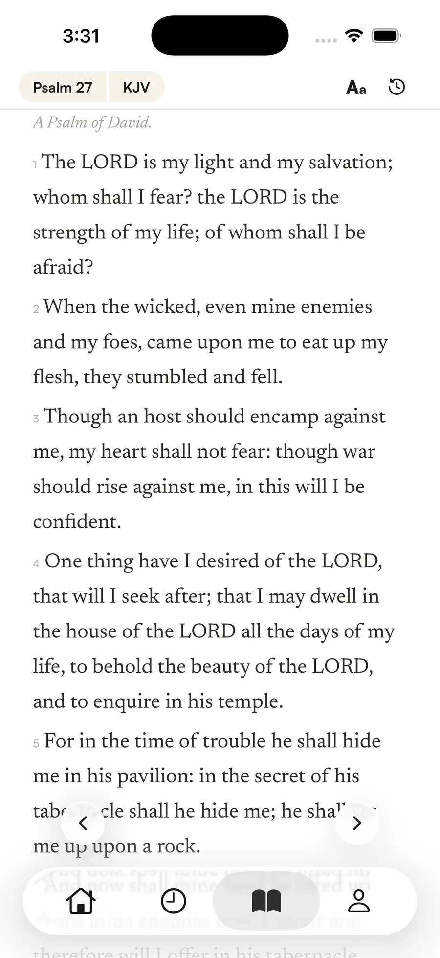 Scripture built in